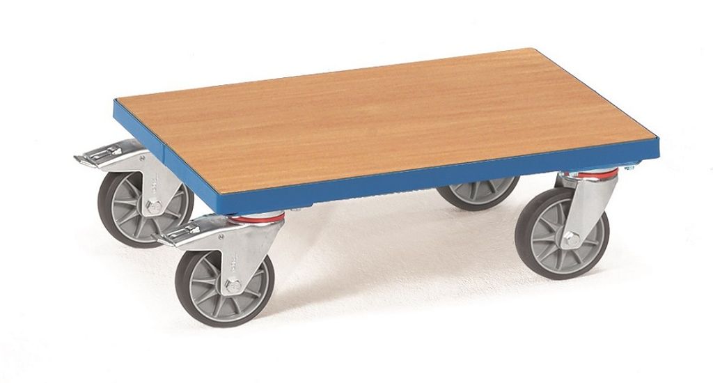 Fetra Eurokasten-Roller 250 kg Ladefläche L x B 610 x 410 mm