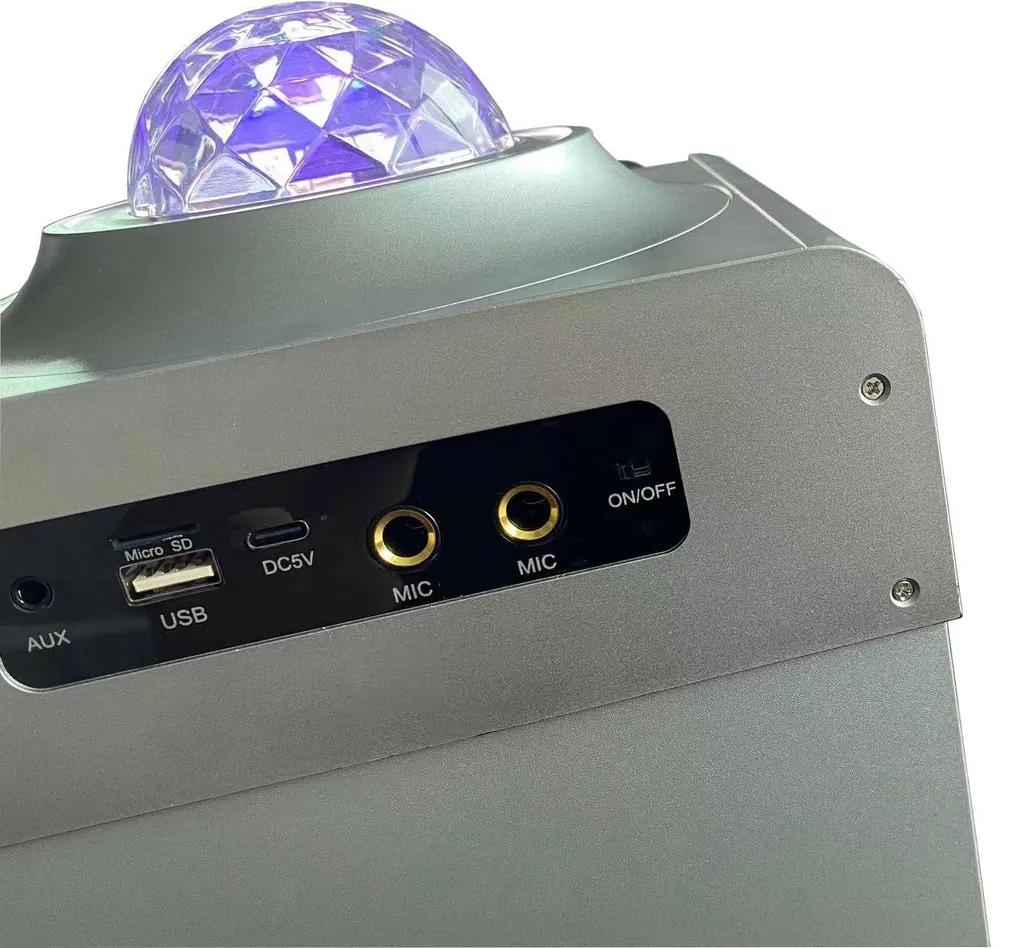 Karaoké Bluetooth Disco Star 710 Silver Solution Soirée Complète - 3