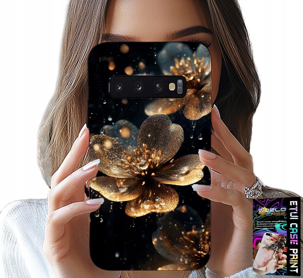 Fall Für Samsung Galaxy S10 Plus - Schöne Blumenmuster, Zurück, Fall