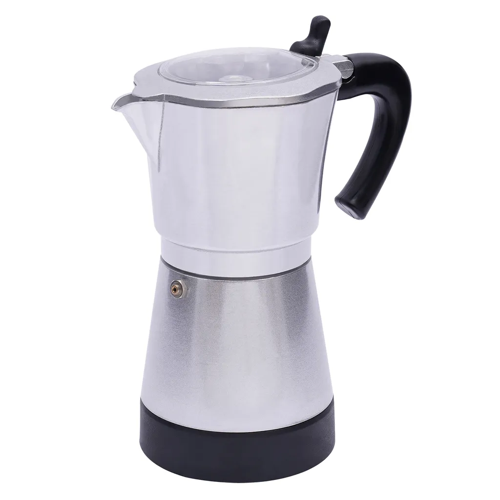 Machine à Café Espresso Électrique 6 Tasses - Idéal Petit Déjeuner - 6