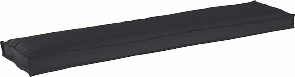 vidaXL Palettenkissen Schwarz 180 x 40 x 8 cm Oxford-Stoff