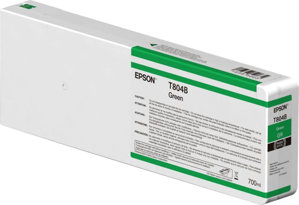Epson Tintenpatrone UltraChrome HDX grün 700 ml T 804B