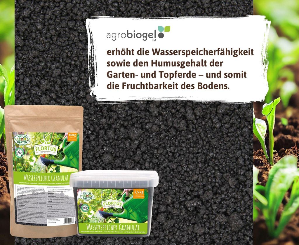 Artikelbild 5 von 'BIO Wasserspeicher Granulat' aus der Kategorie Bewässerung