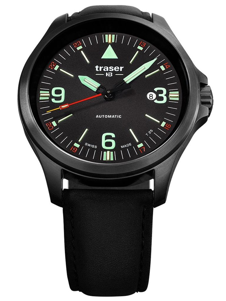 Traser Herrenuhr TS-108075 schwarz