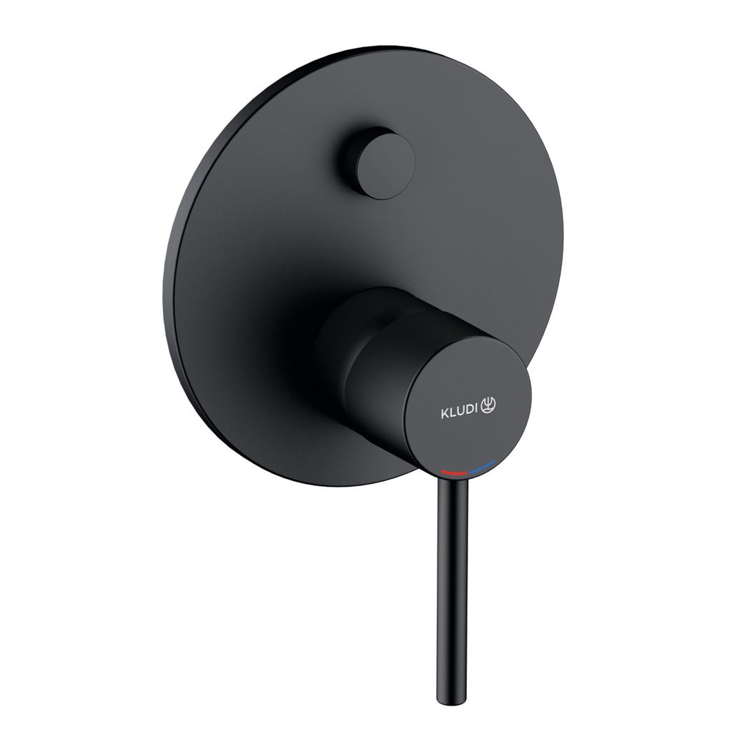 KLUDI BOZZ Unterputz-Wannenfüll- und Brause-Einhandmischer, Wandmontage, 387593976