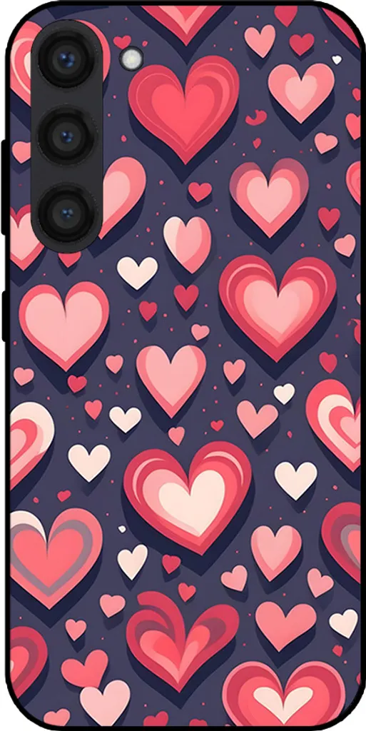 Custodia Samsung S23 Plus Cuore - Cover per Cellulare Anti-Urto Ragazzi