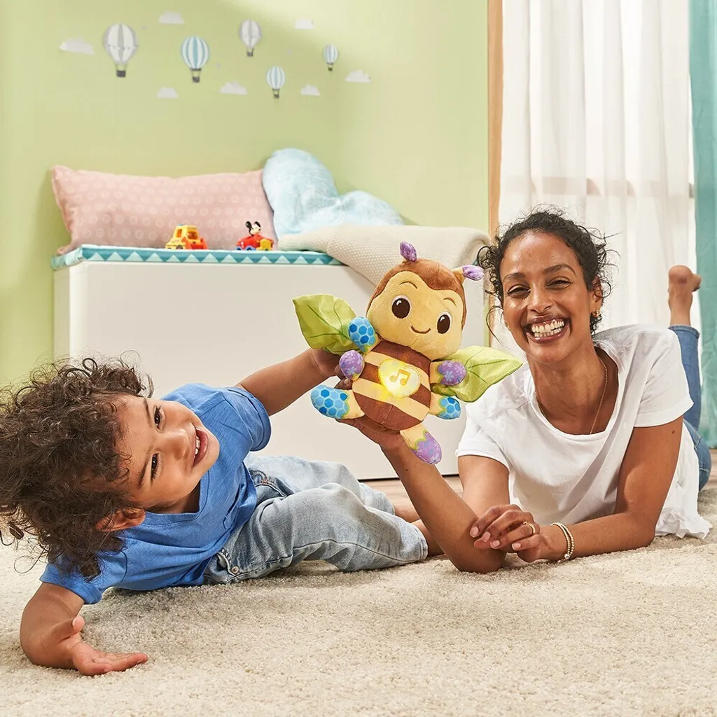 Jouet d'Éveil Abeille Musicale Vtech Peluche Nomade pour Poussette