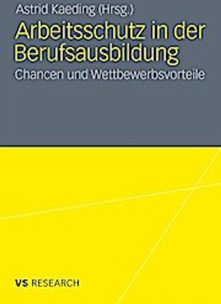 Arbeitsschutz in der Berufsausbildung