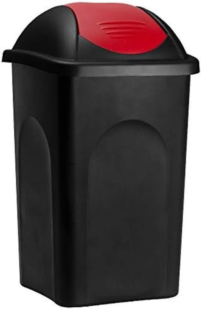 Bac de jardin 60L rouge idéal pour le compostage et déchets verts lavable