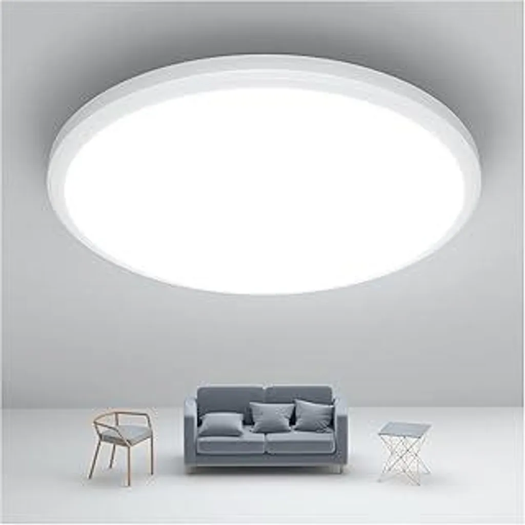 Plafoniera LED Rotonda JONMONSM 25W Bianca - Luce Fredda 6500K IP54