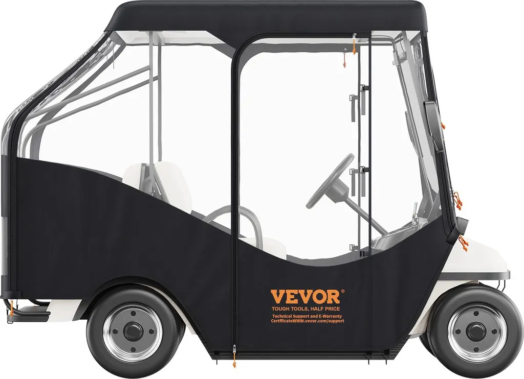 Housse de golf imperméable en polyester 420D - Format compact 4 places - 11