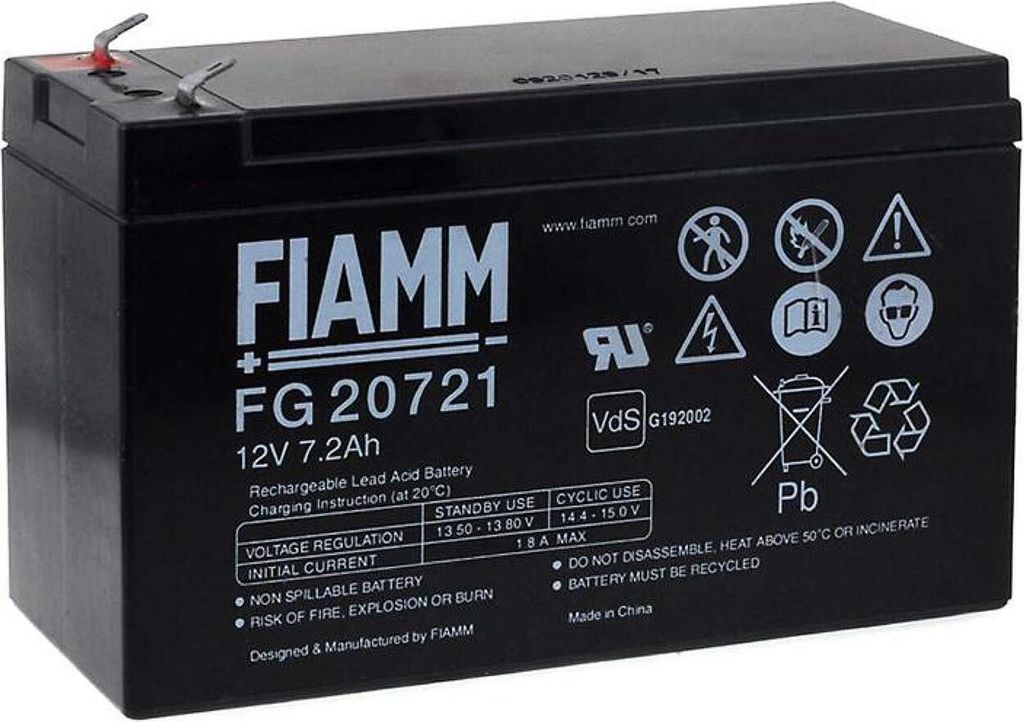 FIAMM Batterie au plomb rechargeable FG20721 Vds Image du produit 