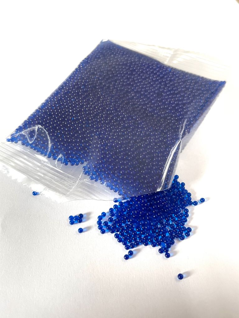 Bälle – 10.000 Stück – 7–8 mm – Blau – Orbeez – Wasserabsorbierende Bälle – Wasserbälle – Gelbälle Transparent – Wasse...