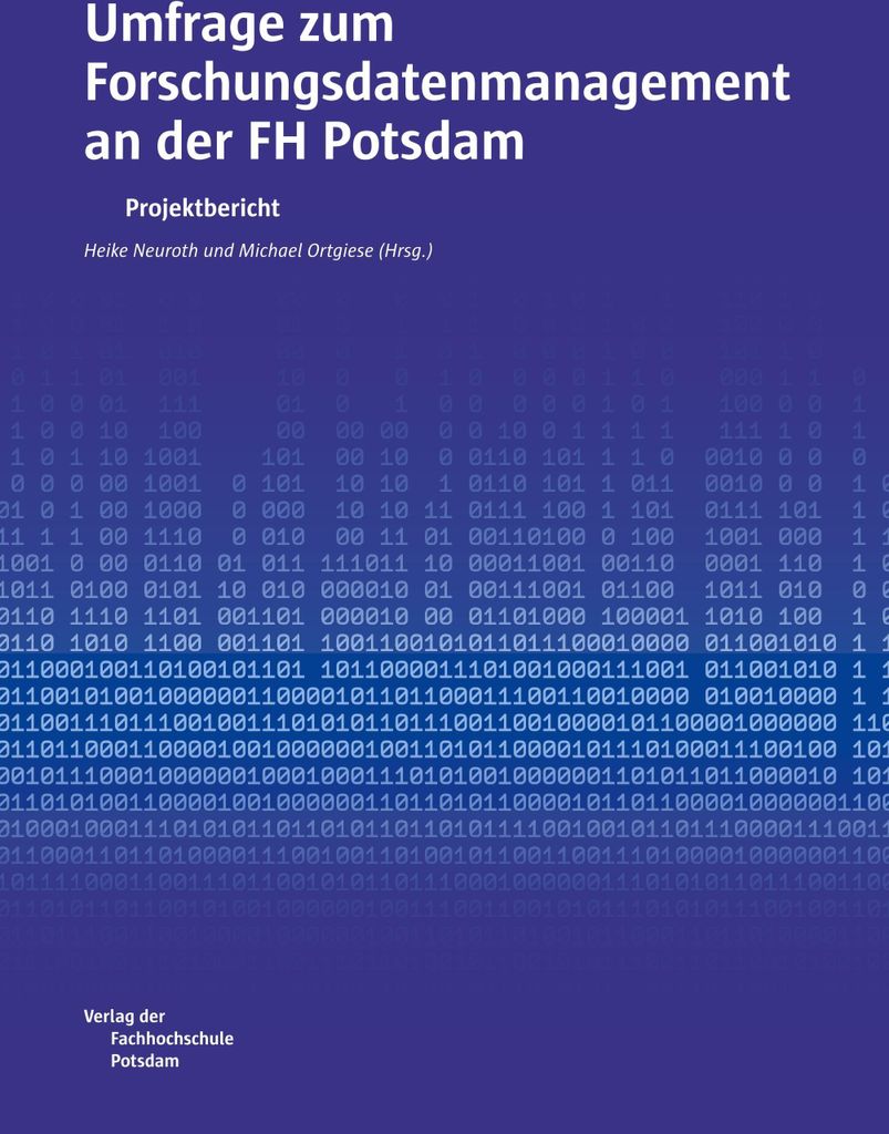 Umfrage zum Forschungsdatenmanagement an der FH Potsdam