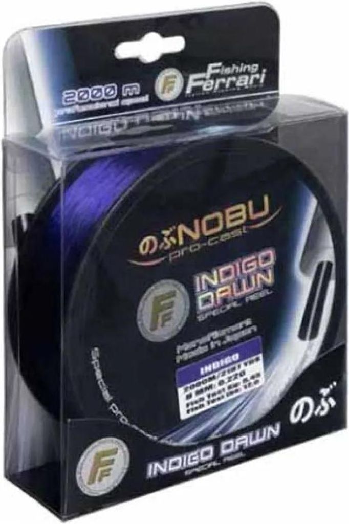 Fishing Ferrari Nobu Pro Cast Indigo Dawn Monofile Schnüre 2000 M Durchsichtig 0.180 mm Durchsichtig 0.180 mm