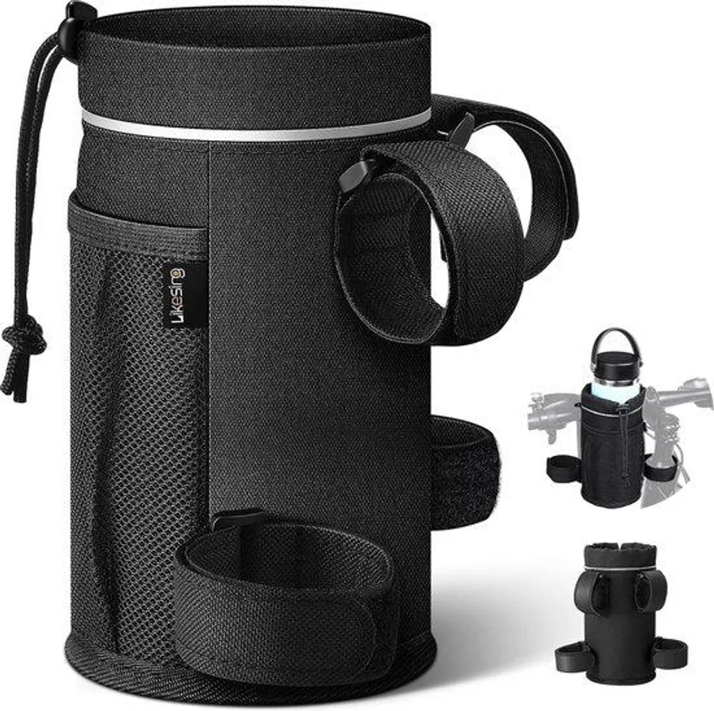 Porte-gourde vélo sans perçage pour cadre fin ou carbone 350ml-700ml