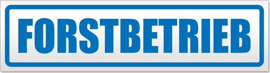 Forstbetrieb Magnetschild Schild magnetisch