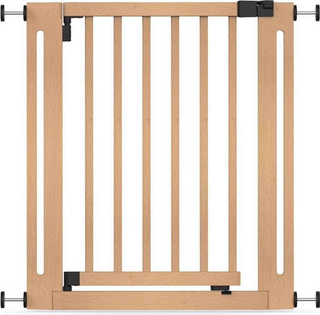 Safetots Holz Elegance Treppenschutzgitter, 71cm - 79cm, Naturholz