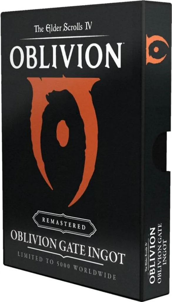 Plaque Oblivion Gates Ingot The Elder Scrolls IV Edition Limitée
