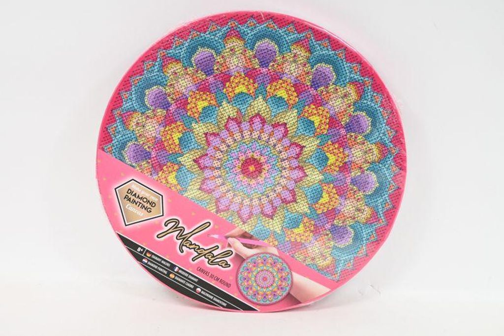 Tela ornamento circolare a diamante rosa 260016R 94687 Immagine del prodotto 