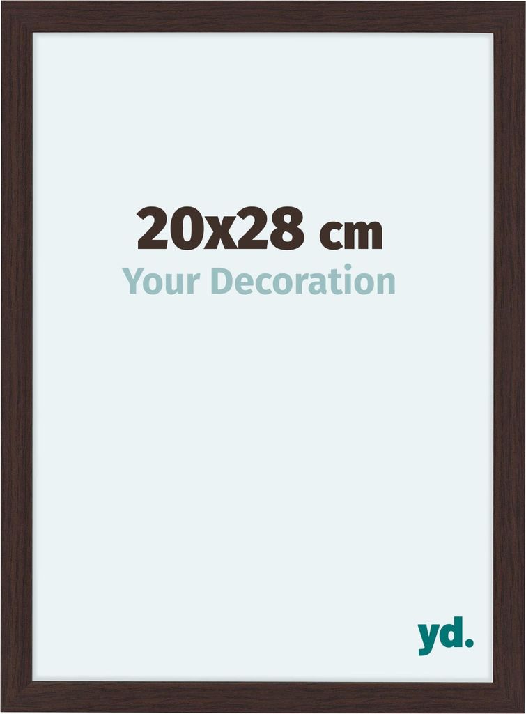 Bilderrahmen, 20x28 cm, Eiche Dunkel, MDF, Como