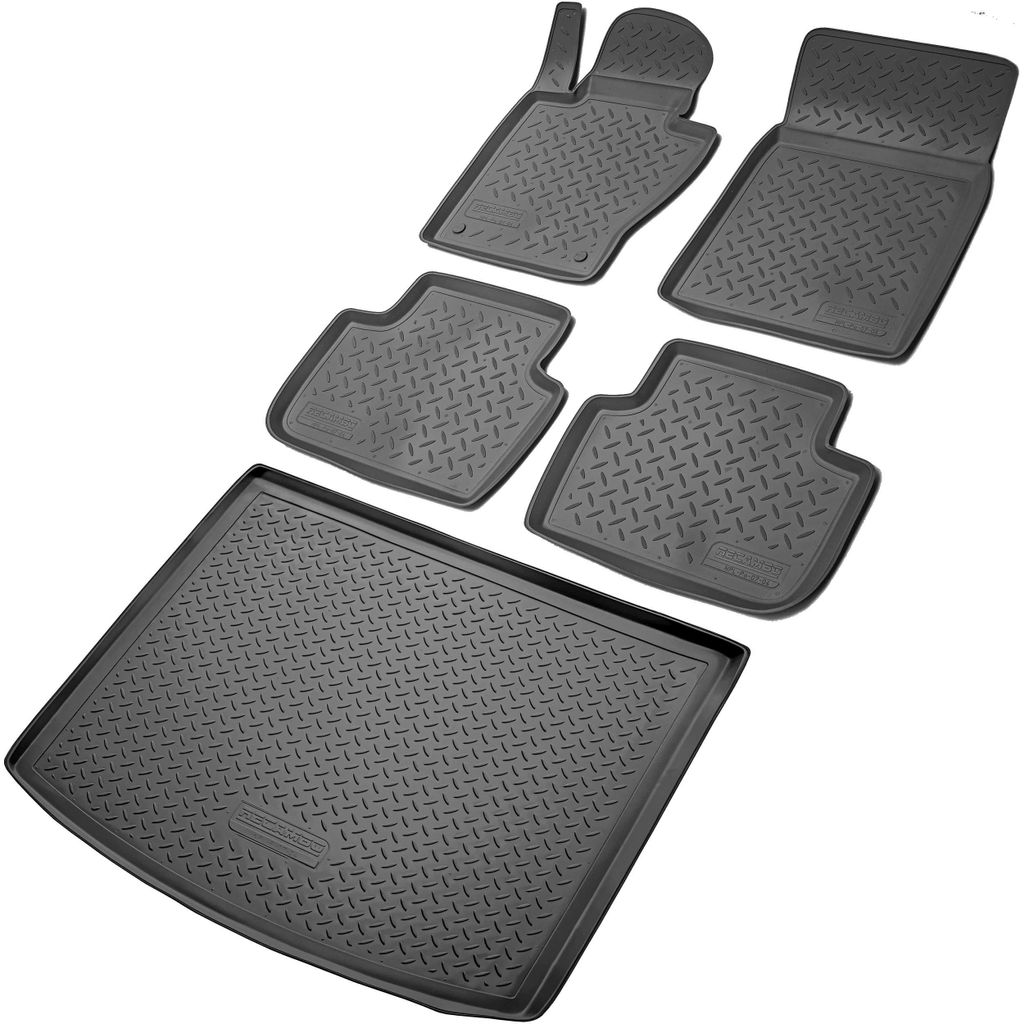 Fußmatten & Kofferraumwanne Set passend für BMW 5er E61 Touring | 2004-2010
