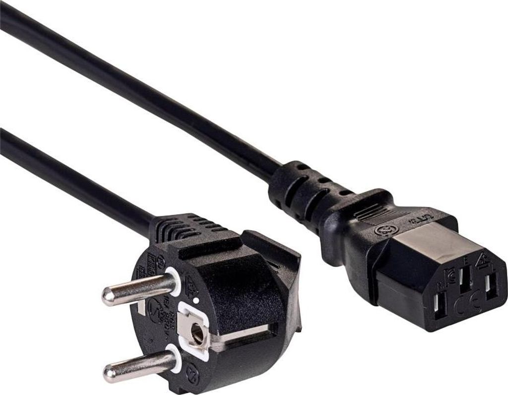AKYGA Netzkabel AK-PC-05C CU CEE 7/7 / IEC C13 5m