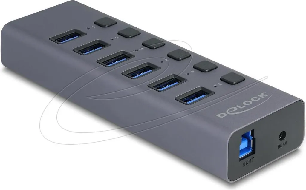 Hub USB 6 Ports 5Gbps Delock : Solution aux Manques de Ports et SD