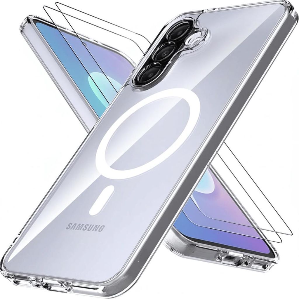 Hülle + 2X Schutzglas für Samsung Galaxy A57 5G MagSafe Produktbild  KI-generiertes Bild