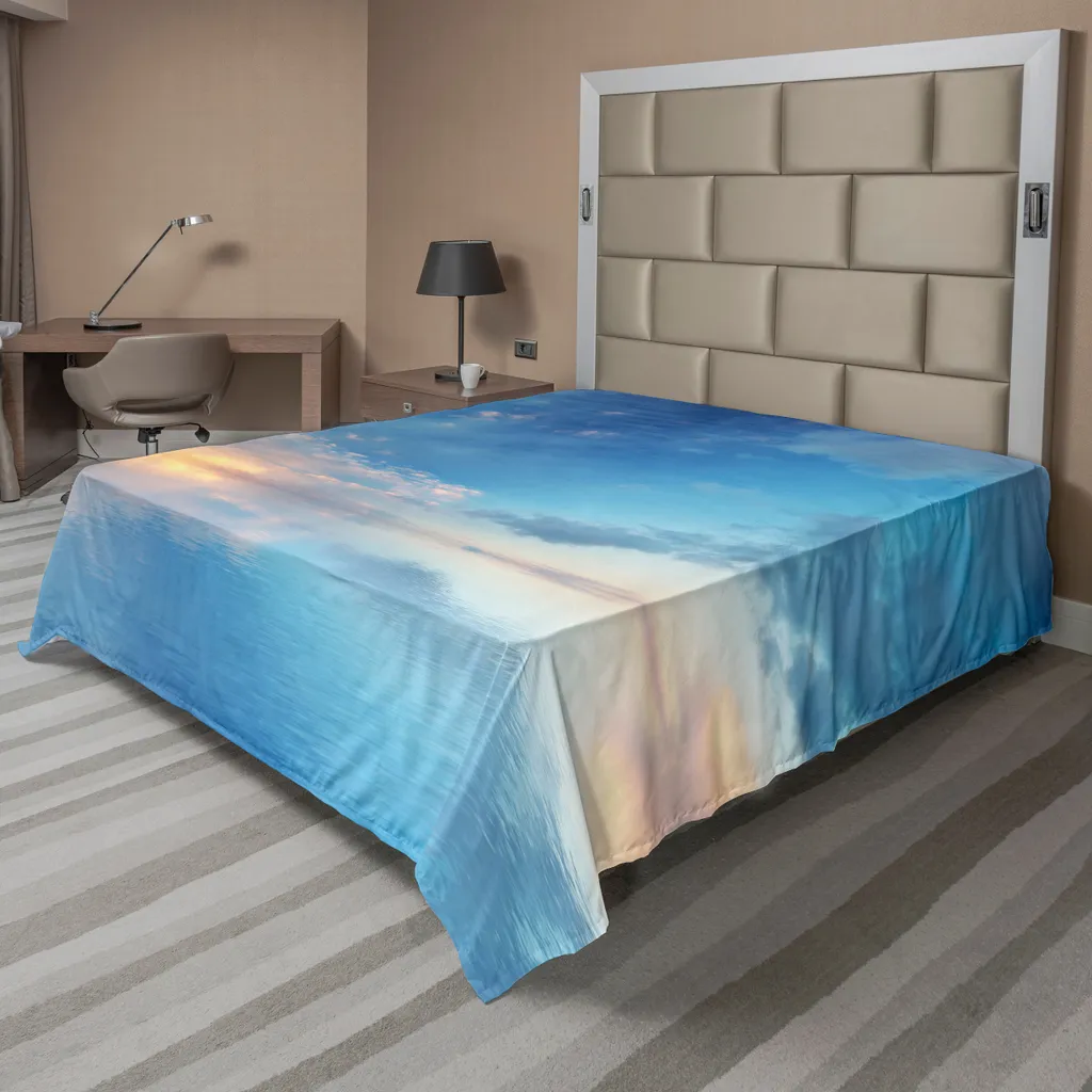 Lenzuolo Decorativo ABAKUHAUS Orizzonte Oceano 260x228 cm