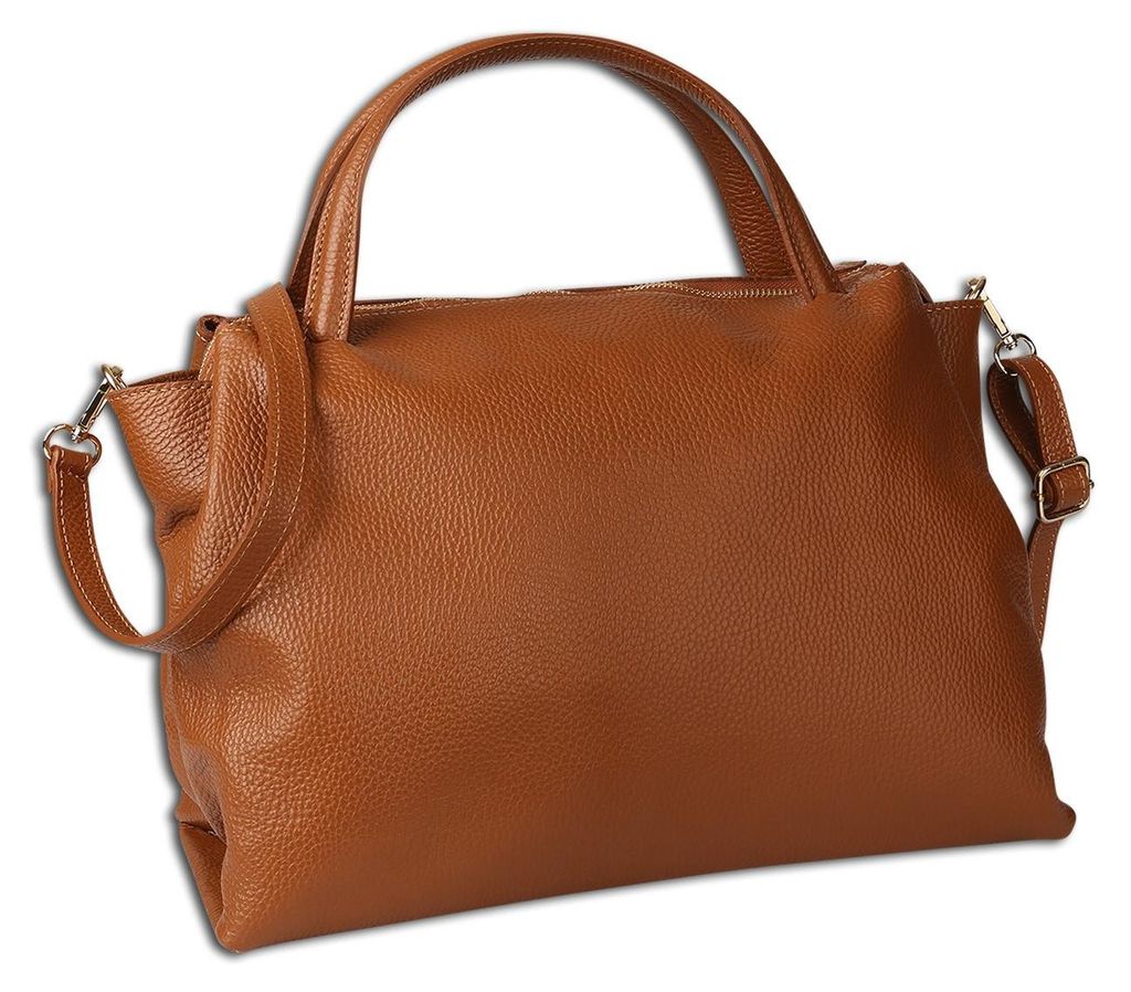 Toscanto Handbags Handtasche tan, hellbraun Leder OTT184HC5