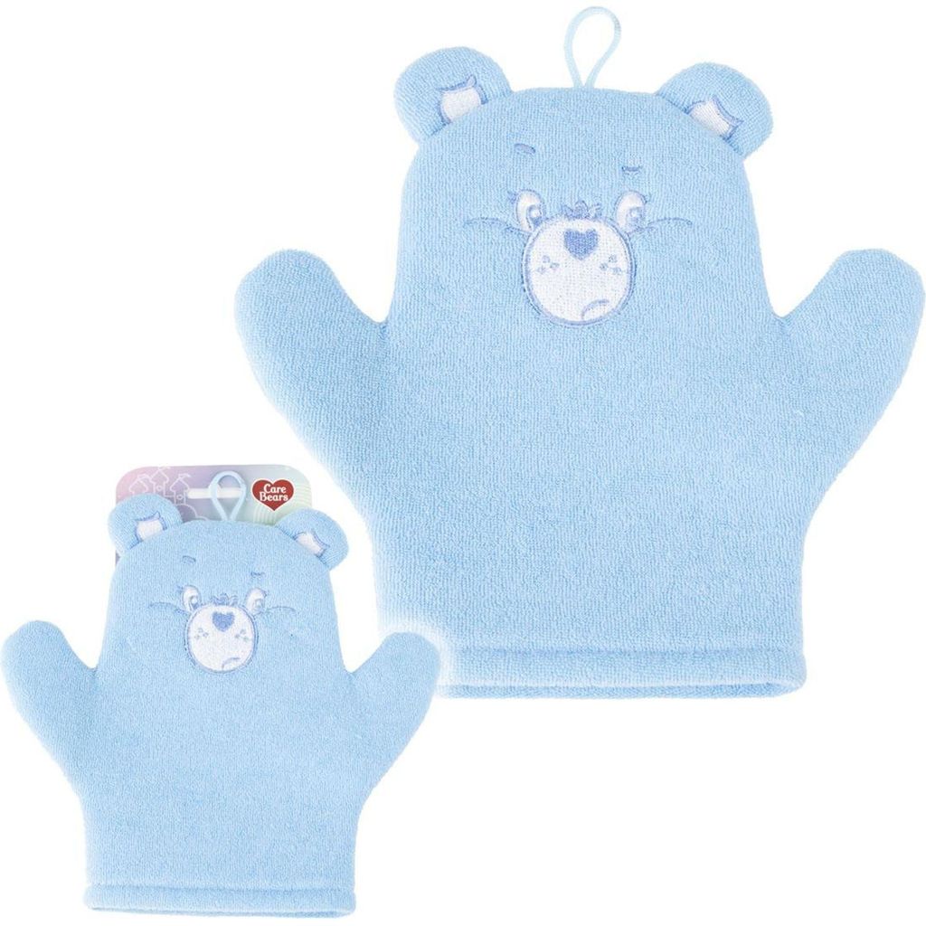 Care Bears Waschhandschuh für Kinder und Erwachsene | Weicher Peelinghandschuh mit süßem Teddybär-Design für Dusche oder Badewanne