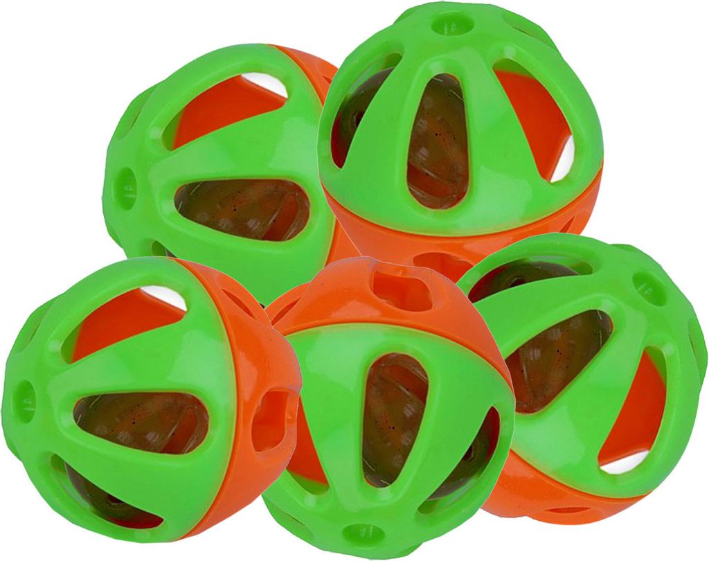 5 Rasselkugeln zum Einnähen Rasselball Hundespielzeug Katzenspielzeug Stoffspielzeug Kuscheltier-Reparatur Größenwahl, Größe:36mm