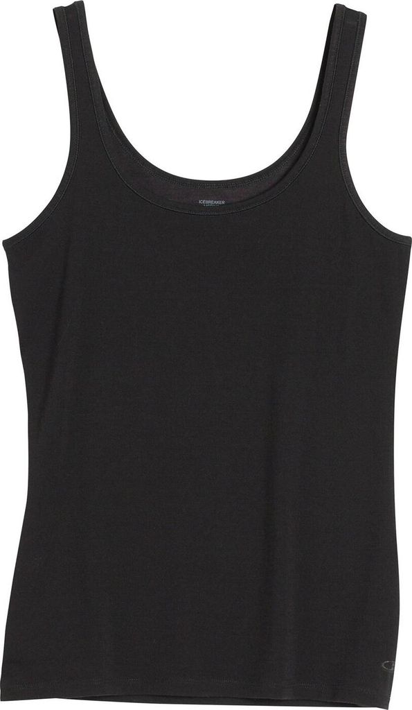 Icebreaker 103213001 XL, T-Shirt, Erwachsener, Weiblich, Schwarz, Einfarbig, XL