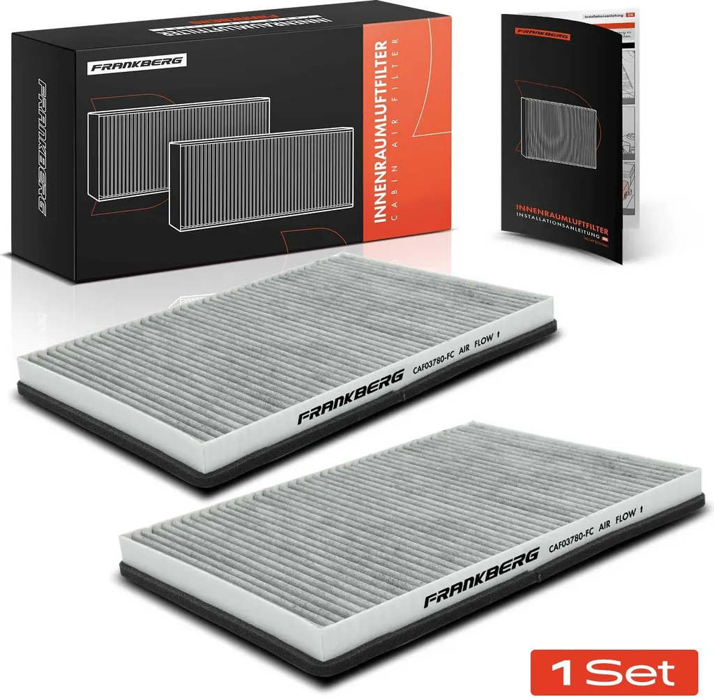 2 Filtres d'Habitacle Frankberg Charbon Actif pour Mercedes Classe A W168