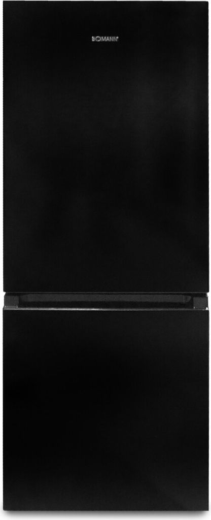Bomann Kühlschrank mit Gefrierfach | | 143cm | Kühl Gefrierkombination leise | Türanschlag wechselbar | 175L | KG 322.1 schwarz