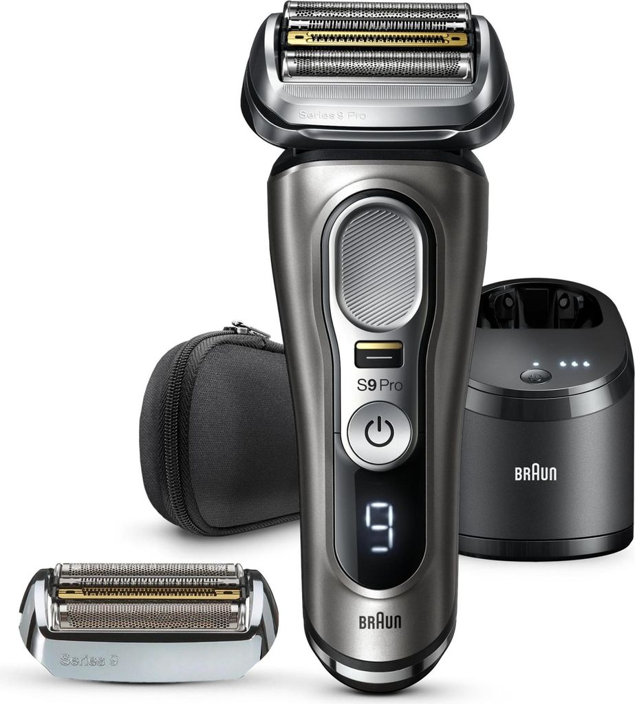 Braun Series 9 Pro 9465cc, Folienschaber, Schwarz, Silber, Produktbild 