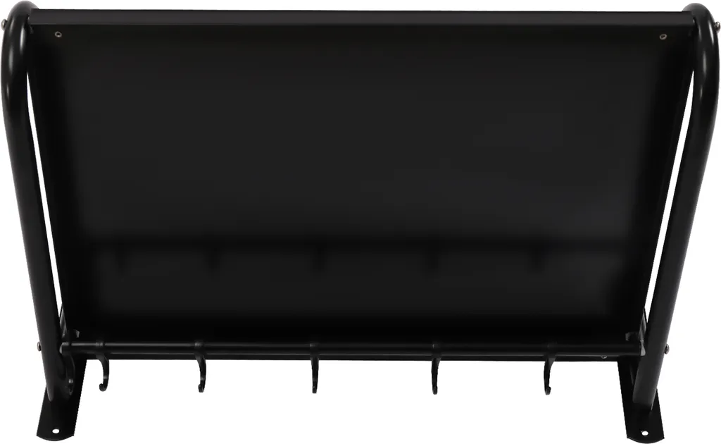 Rangement cuisine pour micro-ondes : étagère murale gain de place noir