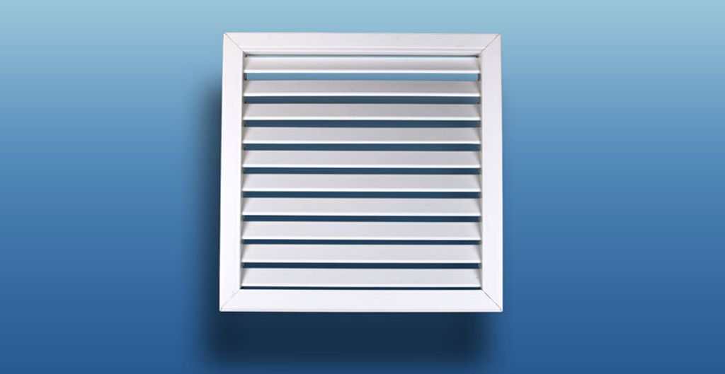 K-TECH-PRO Lüftungsgitter – 250x250 Mm, Grau, Aus ASA-Kunststoff, Für Außenmontage