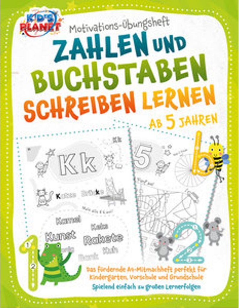 Motivations-Übungsheft! Zahlen und Buchstaben schreiben Obrázok produktu 
