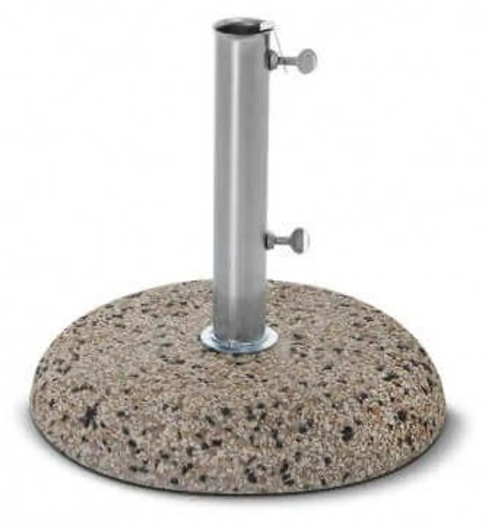 Socle Mini de 15 kg avec tube de Ø38 mm pour parasol de balcon et jardin