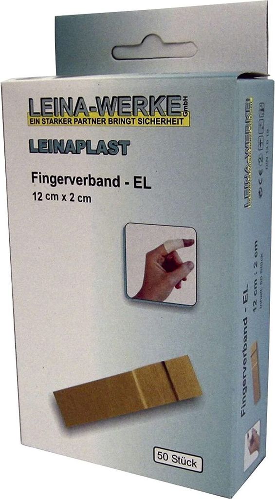 LEINAPLAST Fingerverband 120 x 20 mm elastisch hautfarbe 50 Stück