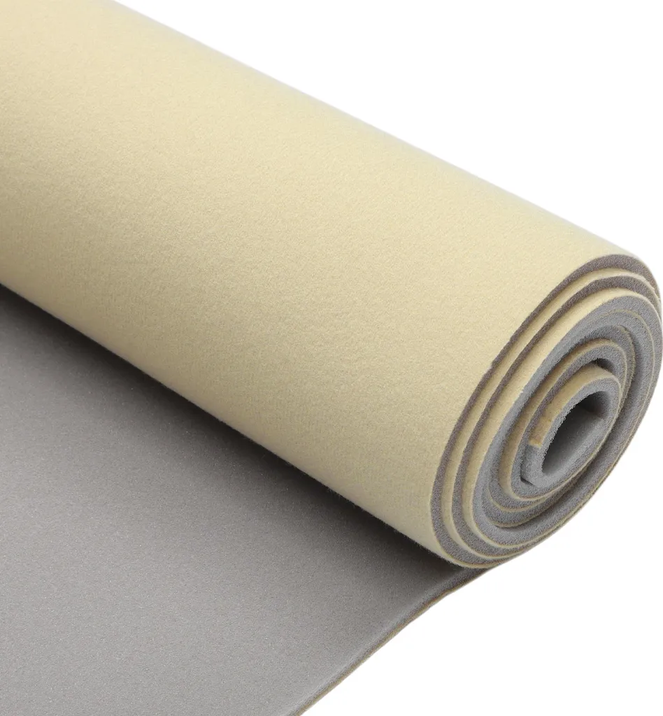 Fixez votre Ciel de Toit Décollé avec ce Tissu Maille Beige avec Mousse