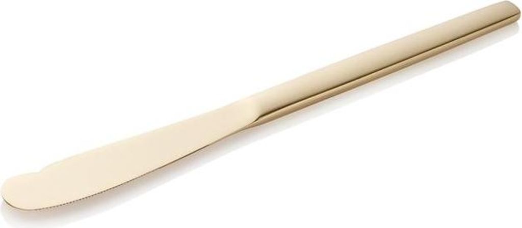 24x Buttermesser ALEX CHAMPAGNE, mit champagner, matte PVD Beschichtung, 18 cm, Chromnickelstahl 18/10