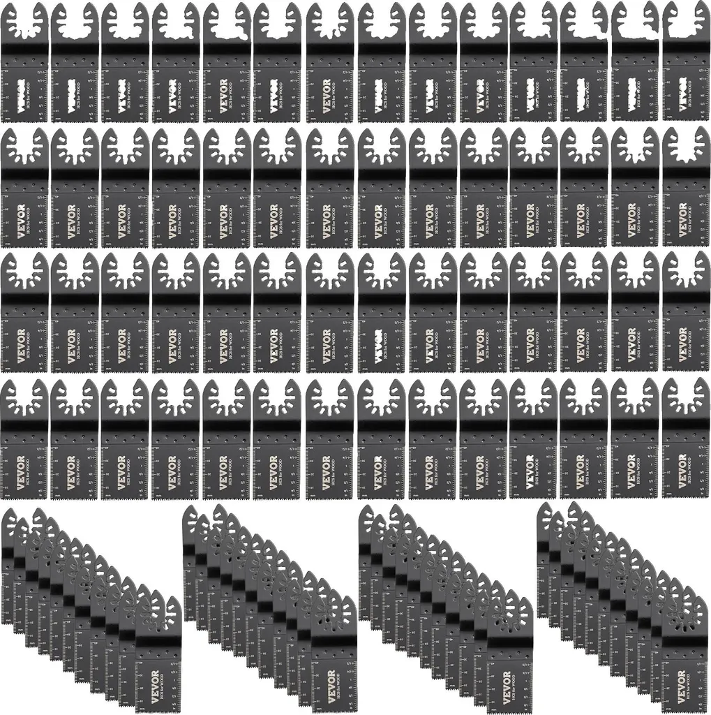 Lame Oscillanti 100 Pezzi Professionali Acciaio Carbonio per Multitool