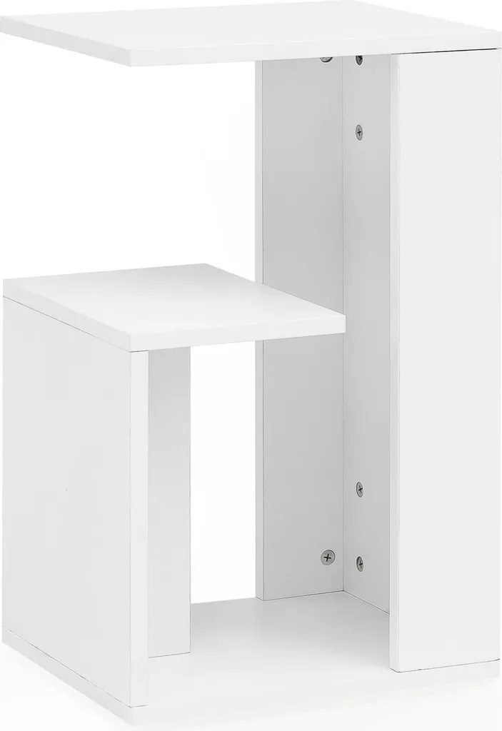Console pliable bois blanc 35x29cm structure stable et design compact