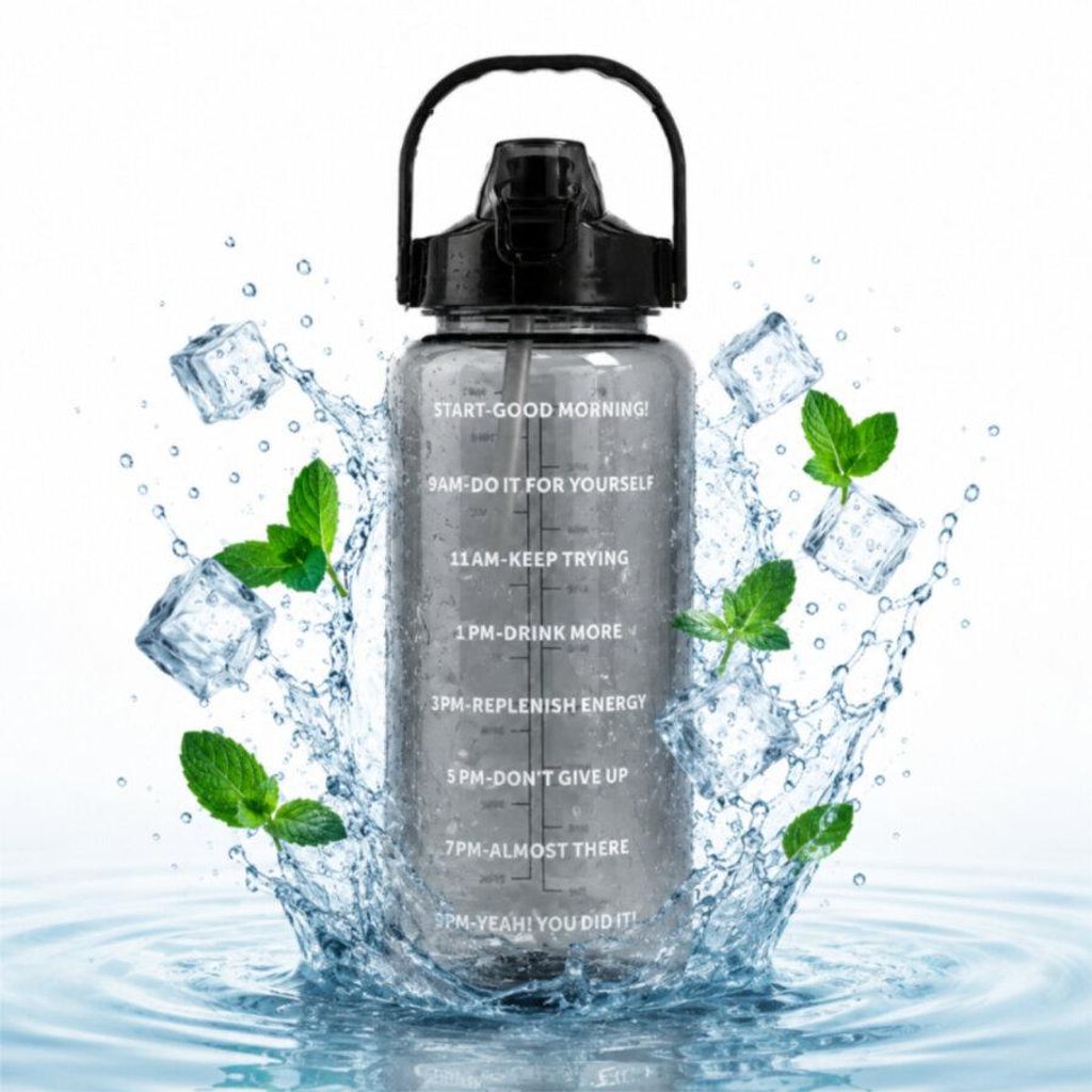 Sportflasche Wasserflasche Trinkflasche Flasche XXL 2000 ml Produktbild 