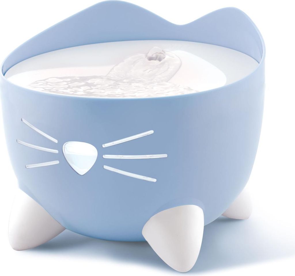 Fontana Pixi, fontana per gatti, azzurro, 2,5l, 22x22x19,5 Immagine del prodotto 