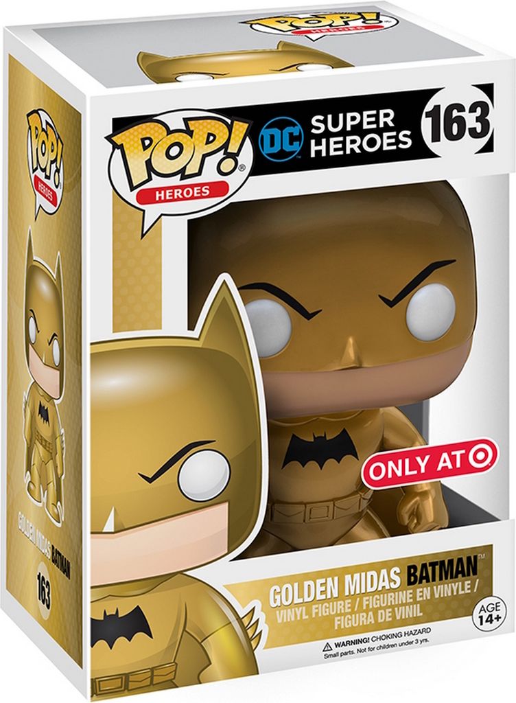 DC Super Heroes - Golden Midas Batman 163 Only AT - Funko Pop! Vinyl Figur