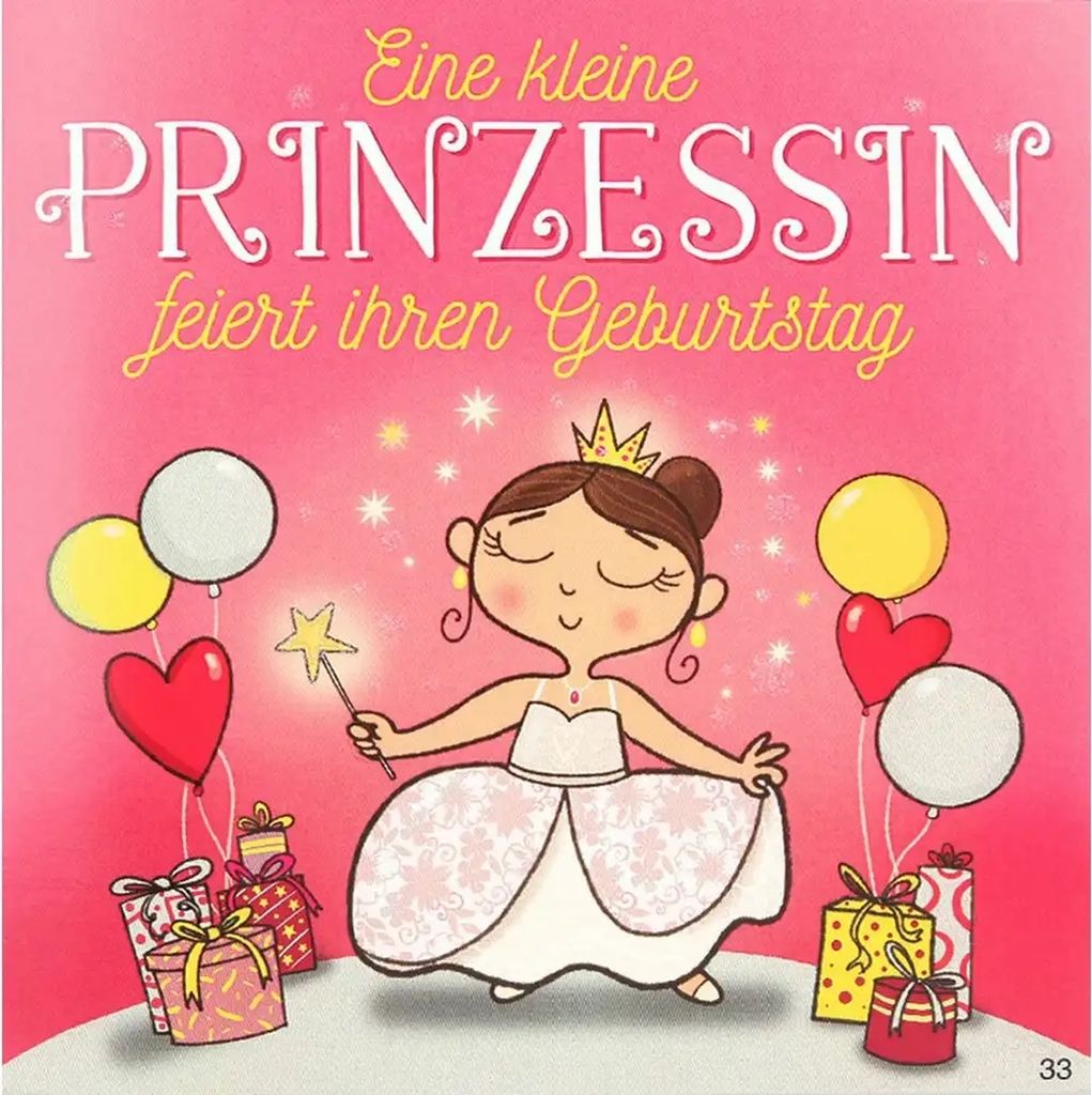 Narodeninová karta s hudbou - malá princezná oslavuje svoje Obrázok produktu 